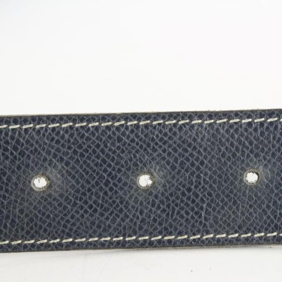 Hermès 32mm Reversible H Logo Belt Kit Matte Silver Black x Navy Blue 114h47 main image 11